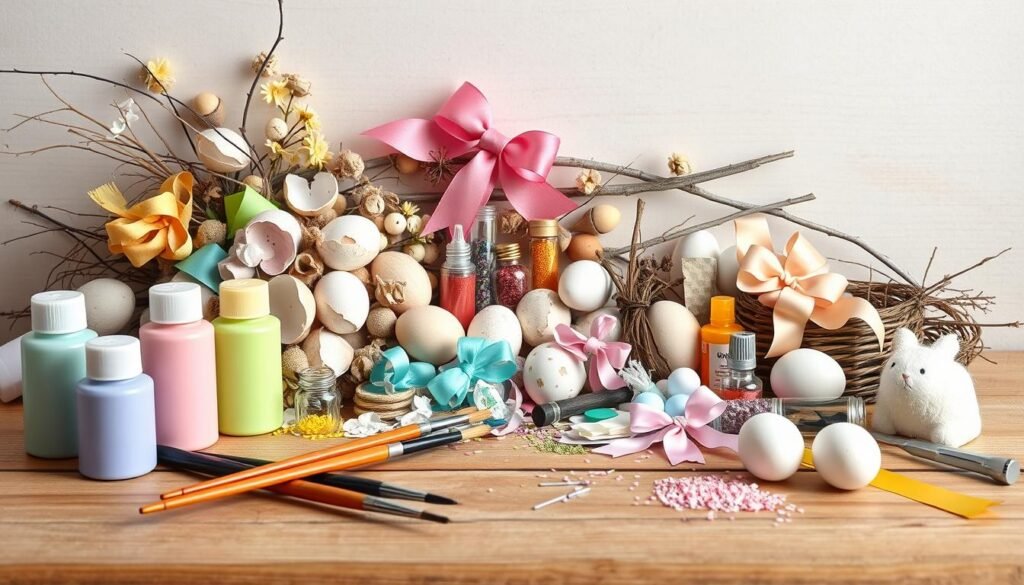 Matériaux pour décorations de Pâques DIY Matériaux pour décorations de Pâques DIY