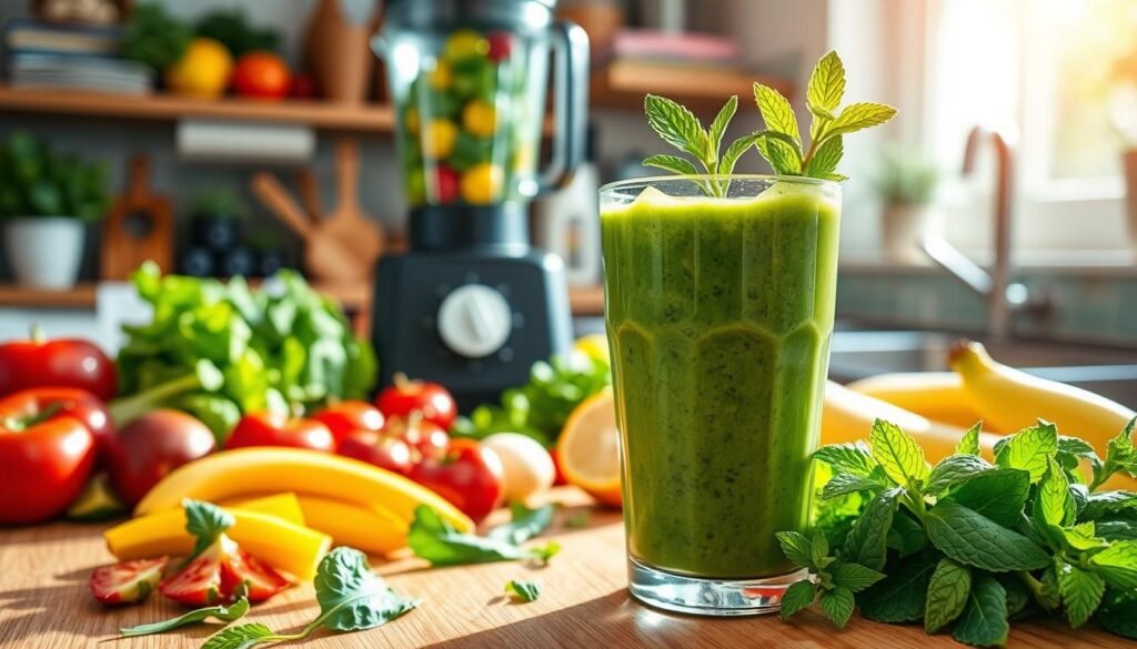 Préparation de smoothie nutritif