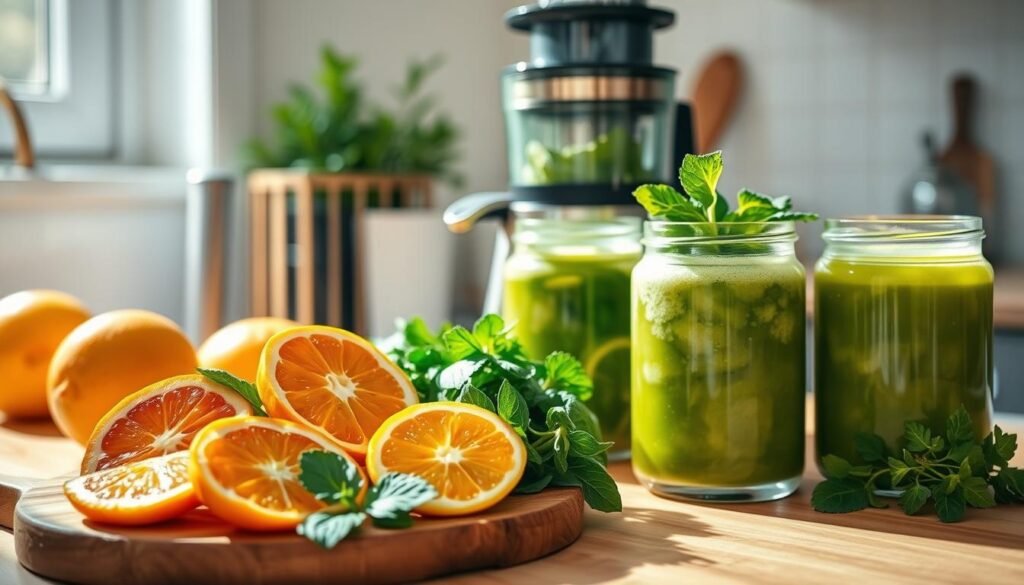 recettes jus détox matin